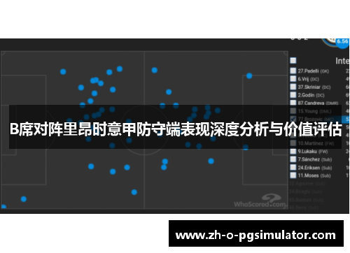 B席对阵里昂时意甲防守端表现深度分析与价值评估 B席对阵里昂时意甲防守端表现深度分析与价值评估